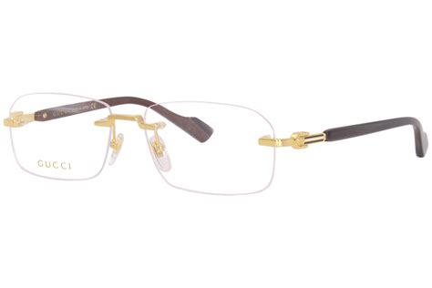 gucci rimless man glasses|gucci eyeglass frames eyeglasses.